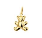 Beertje, kleine gouden kinderbedel