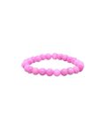 Roze glaskralen armband