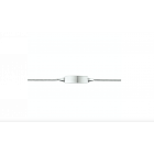 Witgouden baby naamplaat armbandje met klein plaatje 9 tot 11 cm