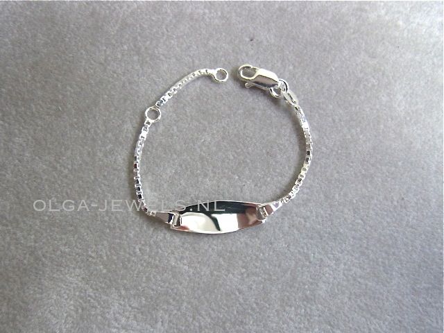 zilver baby armband