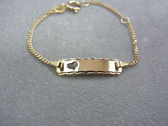 Heb geleerd Professor bouw Baby naam armband goud