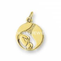 Embryo gouden hanger