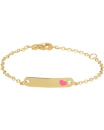 muur Geen reactie 14 karaat gouden baby naam armbandjes