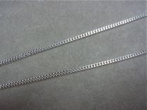 Zilveren kinderkettinkje, model gourmet 38 cm 1,4 mm