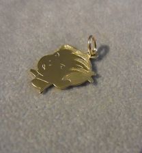 Gouden jongenskopje met mat haar
