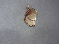 Tweeling middenmaat jongen/jongen gouden kinderkopje